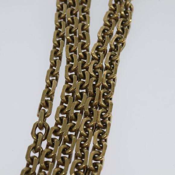 DIOR Oblique Chain Trotter Canvas Shoulder Bag Navy - Picture 8 of 12